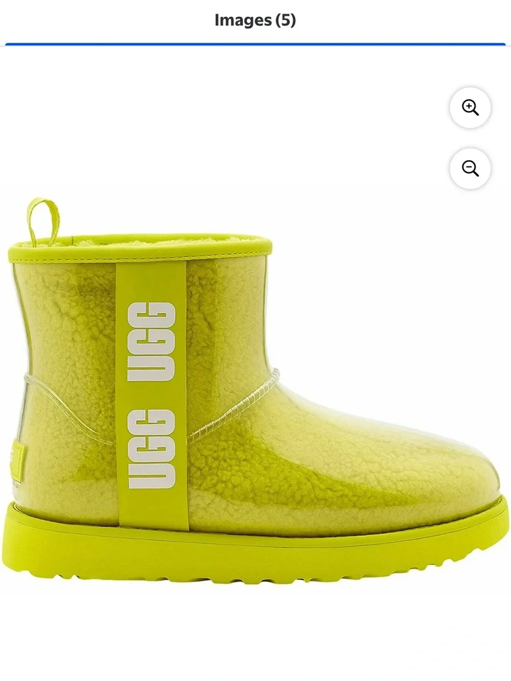 UGG Women's Classic Clear Mini Waterproof Ankle Boots 1113190